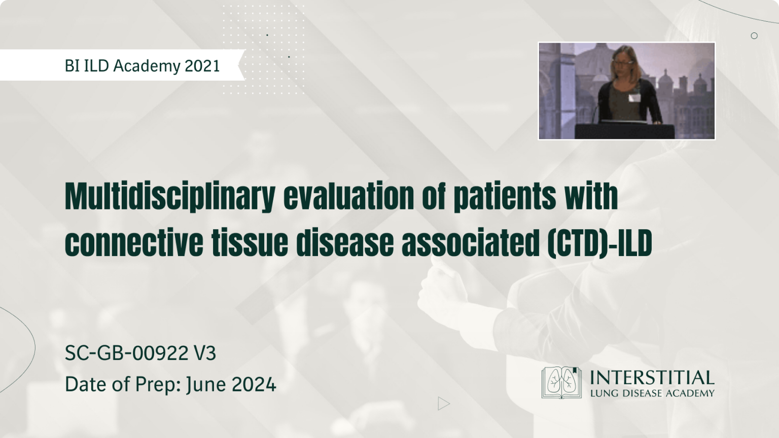 Multidisciplinary evaluation of patients with CTD-ILD